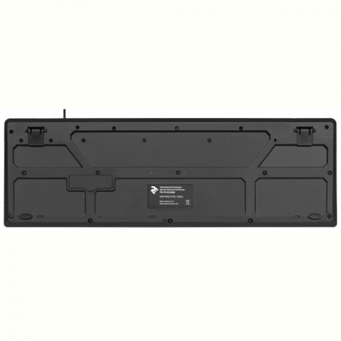 Клавіатура 2E KS108 Slim Ukr (2E-KS108UB) Black USB
