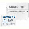 Карта пам`яті MicroSDXC 512GB UHS-I Class 10 Samsung Evo Plus R130/W130MB/s + SD-адаптер (MB-MC512KA/RU)