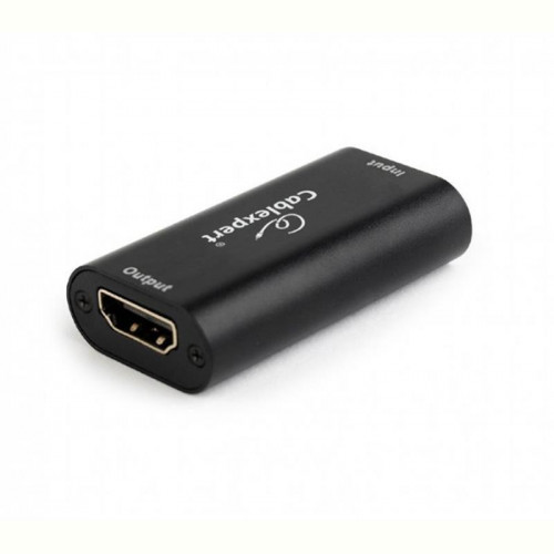 Ретранслятор Cablexpert (DRP-HDMI-02) HDMI-HDMI, 19 + 19пін, F/F, Black