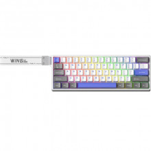 Клавіатура Aula WIN68 HE Max Magnetic switch Grey/White/Purple (6978080504081)