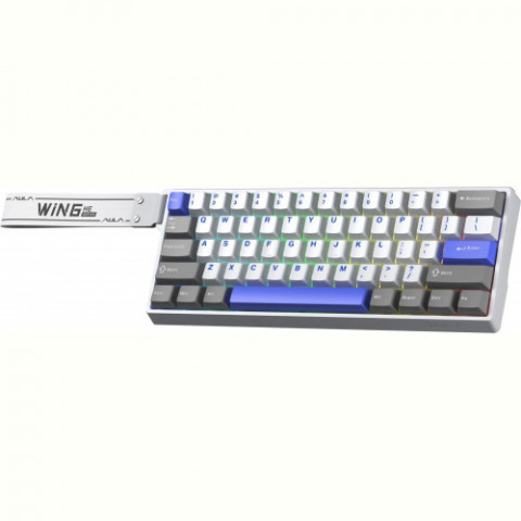 Клавіатура Aula WIN68 HE Max Magnetic switch Grey/White/Purple (6978080504081)