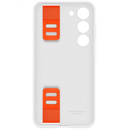Чохол-накладка Samsung Silicone Grip Case для Samsung Galaxy S23 SM-S911 White (EF-GS911TWEGRU)