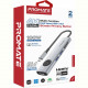 USB-хаб Promate ComandHub-Lite USB Type-C Grey