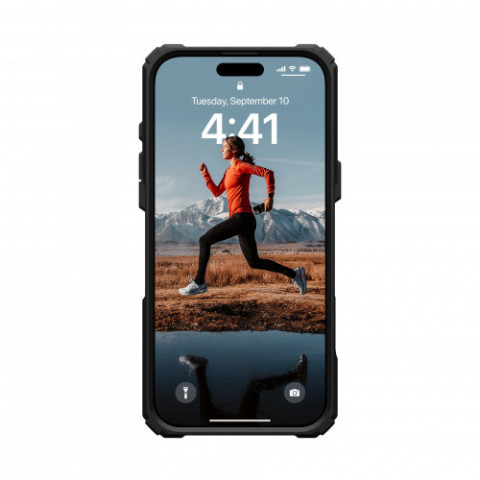 Чохол-накладка Urban Armor Gear Magsafe для Apple iPhone 16 Pro Max Plasma XTE Black/Clear (11447511404G)