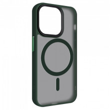 Чохол ArmorStandart Uniq Magsafe для Apple iPhone 13 Pro Dark Green (ARM75327)