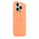 Чохол Apple iPhone 15 Pro Silicone Case with MagSafe Orange Sorbet (MT1H3)