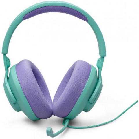 Гарнітура ігрова JBL Quantum 100M2 Cyan (JBLQTUM100M2CYN)