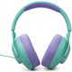 Гарнітура ігрова JBL Quantum 100M2 Cyan (JBLQTUM100M2CYN)