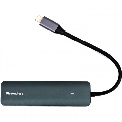Концентратор USB Type-C Blueendless Grey (CA913435)