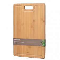 Дошка кухонна з жолобом Ardesto Midori, 40х30х1.5см, бамбук