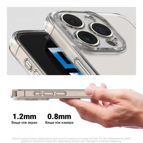 Чохол ArmorStandart Air для Xiaomi Redmi Note 14 4G Camera cover Clear (ARM79711)