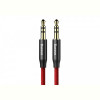 Аудіо-кабель Baseus (CAM30-B91) Yiven M30 3.5мм-M/3.5 мм-M, 1м, Red/Black