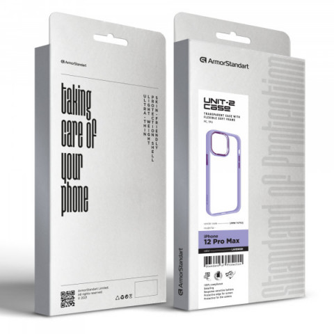 Чохол ArmorStandart UNIT2 для Apple iPhone 12 Pro Max Lavender (ARM74793)