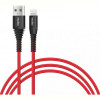 Кабель Intaleo CBRNYL1 USB-Lightning 1.2м Red (1283126559471)
