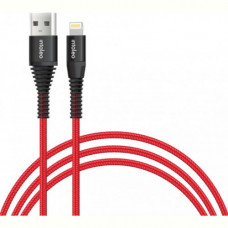 Кабель Intaleo CBRNYL1 USB-Lightning 1.2м Red (1283126559471)