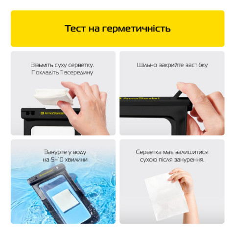 Водонепроникний чохол ArmorStandart Capsule Side Black (ARM84422)