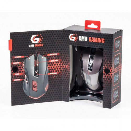 Оптична ігрова мишка Gembird MUSG-004, USB інтерфейс