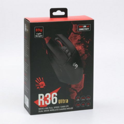 Миша бездротова Bloody R36 Ultra Stone Black