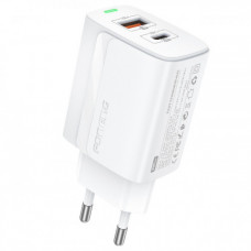 Зарядний пристрій Foneng EU66 (USBх3A, USB-Cх3A) 20W White (EU66-CH-W)