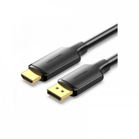 Кабель Vention DisplayPort - HDMI (M/M), 1 м, Black (HFOBF)