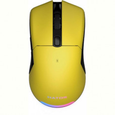 Мишка Hator Pulsar Wireless Yellow (HTM-318) USB