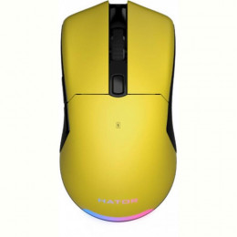 Мишка Hator Pulsar Wireless Yellow (HTM-318) USB