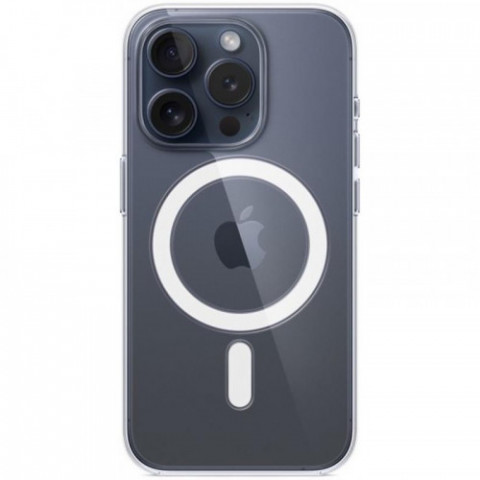 Чохол-накладка Apple Clear Case with MagSafe для Apple iPhone 15 Pro Clear (MT223)