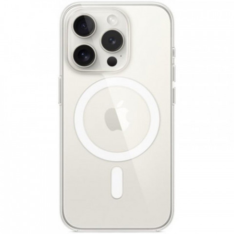 Чохол-накладка Apple Clear Case with MagSafe для Apple iPhone 15 Pro Clear (MT223)