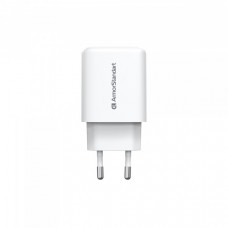 Зарядний пристрій ArmorStandart AR-T202WEU 20W GaN USB-C+ USB-A White (ARM89531)