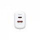 Зарядний пристрій ArmorStandart AR-T202WEU 20W GaN USB-C+ USB-A White (ARM89531)