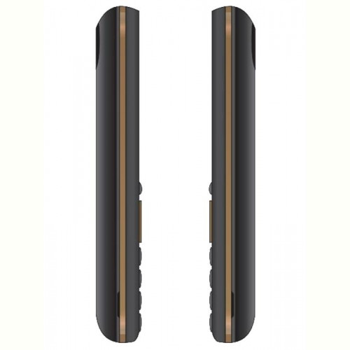 Мобiльний телефон 2E S180 2021 Dual Sim без ЗП Black&Gold (688130243384)