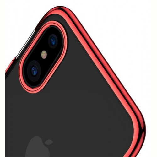 Чохол-накладка Baseus Glitter для Apple iPhone X Red (WIAPIPHX-DW09)