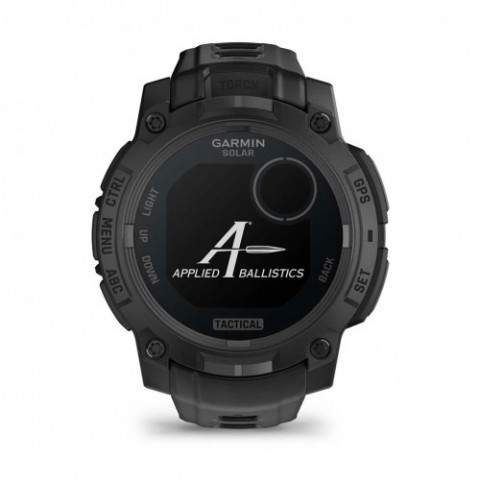 Смарт-годинник Garmin Instinct 3 45mm Tactical Solar Black with Black Silicone Band (010-02934-90)