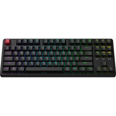 Клавіатура бездротова Keychron C3 Max Super Red Switch Black RGB (C3M-H1-UA) Купити в Україні