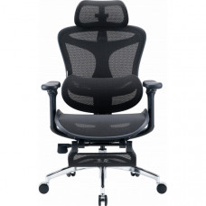 Крісло офісне з підставкою для ніг Sihoo DORO C300L Mesh Black with footrest (DORO-C300L-A3-101-JT)