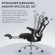 Крісло офісне з підставкою для ніг Sihoo DORO C300L Mesh Black with footrest (DORO-C300L-A3-101-JT) Купити в Україні