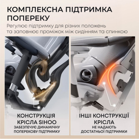 Крісло офісне з підставкою для ніг Sihoo DORO C300L Mesh Black with footrest (DORO-C300L-A3-101-JT) Купити в Україні
