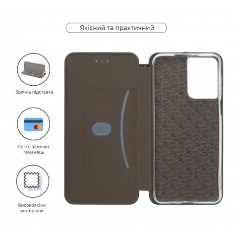 Чохол-книжка ArmorStandart G-Case для Motorola G55 5G Green (ARM81221)