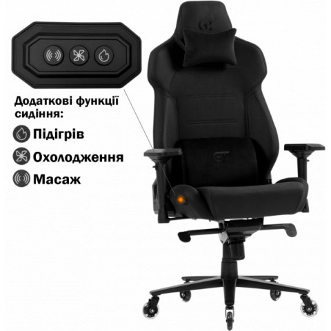 Геймерське крісло GT Racer X-8703 Fabric Black
