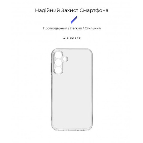 Чохол ArmorStandart Air для Samsung A15 4G (A155) / A15 5G Camera cover Clear (ARM72533)