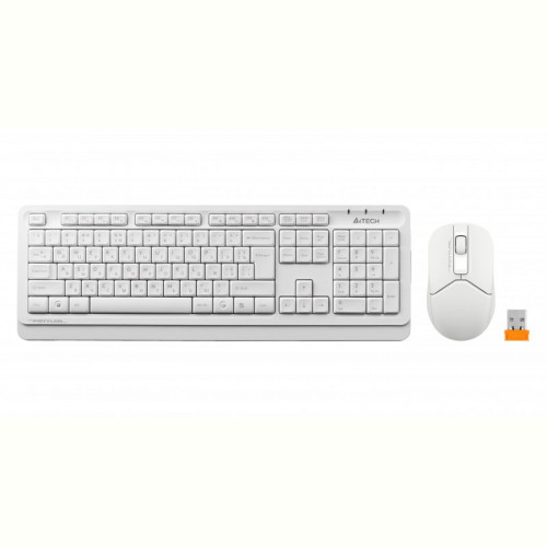 Комплект (клавіатура, мишка) бездротовий A4Tech FG1012 White USB