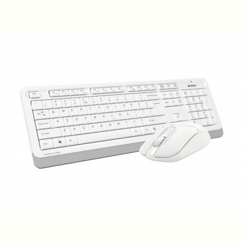 Комплект (клавіатура, мишка) бездротовий A4Tech FG1012 White USB