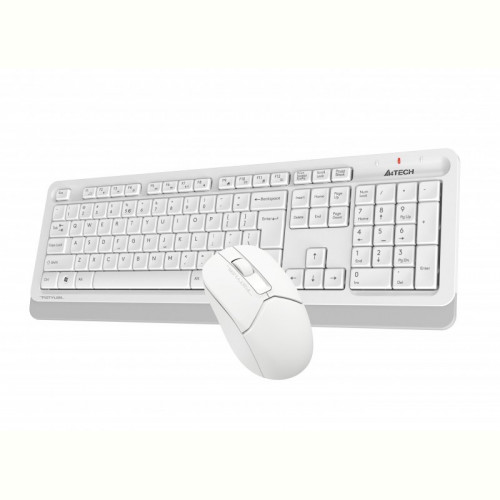 Комплект (клавіатура, мишка) бездротовий A4Tech FG1012 White USB