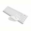 Комплект (клавіатура, мишка) бездротовий A4Tech FG1012 White USB