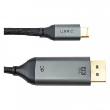 Кабель Cabletime USB Type-C - DisplayPort (M/M), 4K, Ultra HD, 1.8м, V1.2, Black (CA913305)