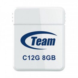 Флеш-накопичувач USB 8Gb Team C12G White(TC12G8GW01)