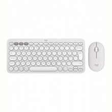 Комплект (клавіатура, миша) бездротовий Logitech Pebble 2 Combo White (920-012240)