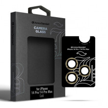 Захисне скло для камери ArmorStandart Supreme Black Icon для iPhone 14 Pro/14 Pro Max Gold (ARM76598)