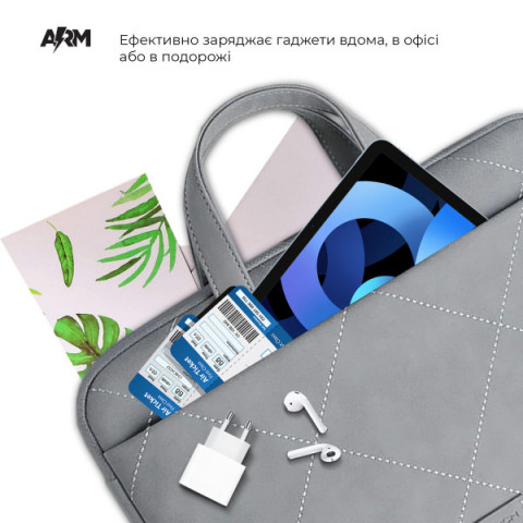 Зарядний пристрій ArmorStandart AMHJ83 20W USB-C Power Adapter білий (ARM58528)