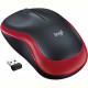 Мишка бездротова Logitech M185 (910-002240) Red USB